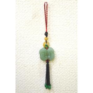 【メール便OK】 貔貅ペア アベンチュリン 黄玉 天然石吊るし物 中