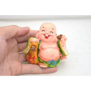 笑佛様 布袋 笑仏 古銭 樹脂製置物 カラフル...の詳細画像4