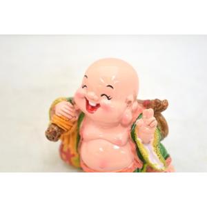 笑佛様 布袋 笑仏 古銭 樹脂製置物 カラフル...の詳細画像5