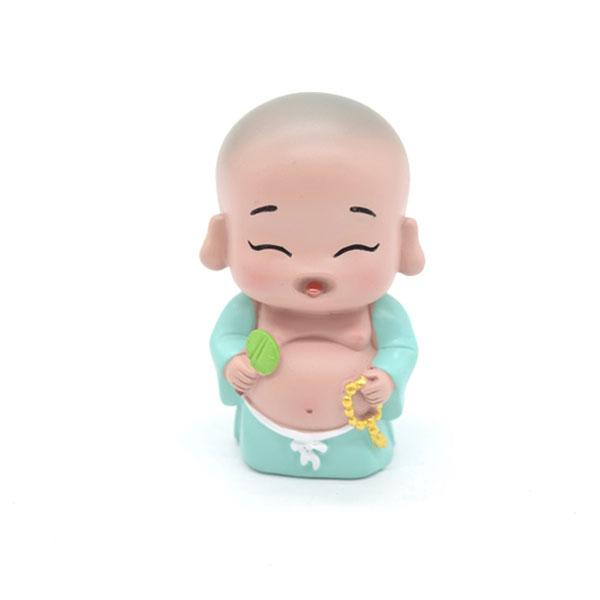 布袋 笑い仏 樹脂製置物 マスコット人形 6.5cm