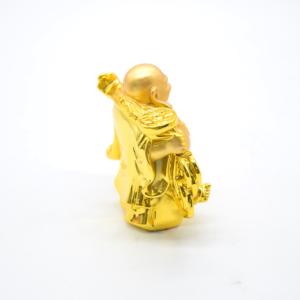 布袋様 置物 笑佛 笑い仏 古銭 如意棒 樹脂...の詳細画像3