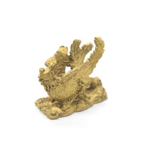 鳳凰展翔 銅製置物 風水開運 陰柔運気 / FU0002039 : 古琴堂