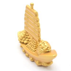宝船 置物 金属製 7.5cm ツヤ消し仕様 ...の詳細画像5