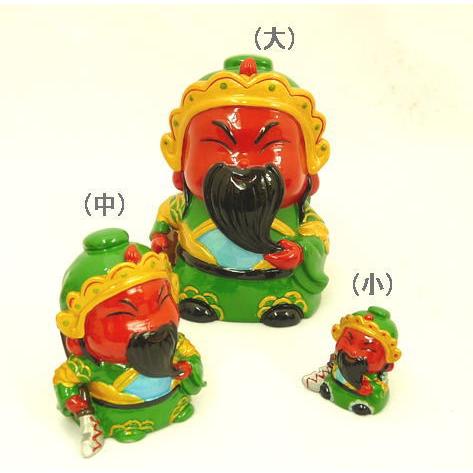 関羽 中 アジアの神々 かわいい人形置物