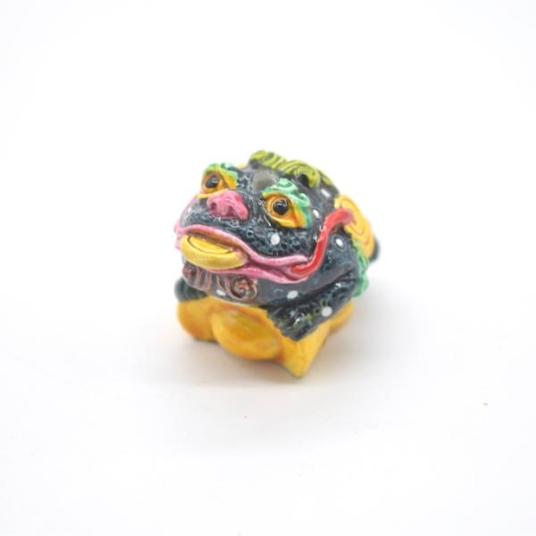 三脚蟾蜍 三本足 カエル 置物 樹脂製 2.5cm ミニパーツ ミニチュアサイズ