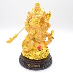 三清道祖 道徳天尊 神元始天尊 霊宝天尊 銅製置物 三柱セット 16cm