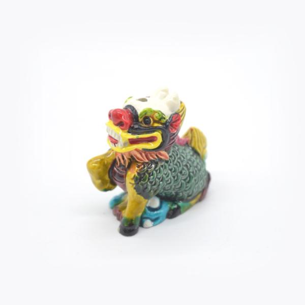 麒麟 置物 ミニチュアサイズ フルカラー 樹脂製 ミニパーツ 2.5cm