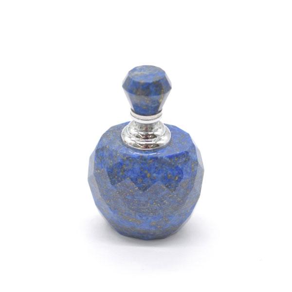 ラピスラズリ 青金石 瑠璃 香水瓶 天然石置物 カット加工