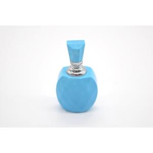 ターコイズ トルコ石 香水瓶 カット加工 天然石置物 1点もの  魔除け 魅力 旅のお守り