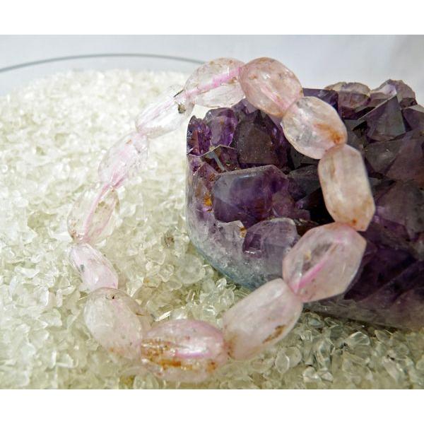 クンツァイト リチア輝石  パワーストーン 天然石ブレスレット　