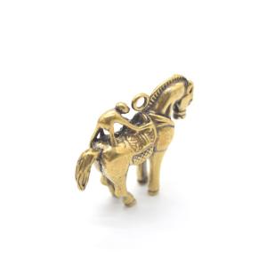 【メール便OK】 馬上猴 置物 縁起物 馬の上...の詳細画像2