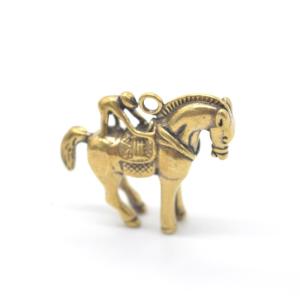 【メール便OK】 馬上猴 置物 縁起物 馬の上...の詳細画像3