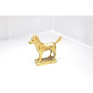 【メール便OK】 干支 戌 いぬ インテリア ミニチュア 銅製置物