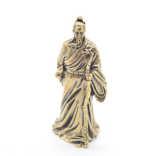 【メール便OK】 華佗 置物 7cm 金属製 ミニチュア 伝説の名医