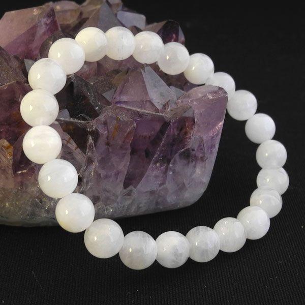 【永遠の愛】パワーストーン・ムーンストーンブレスレット　8mm