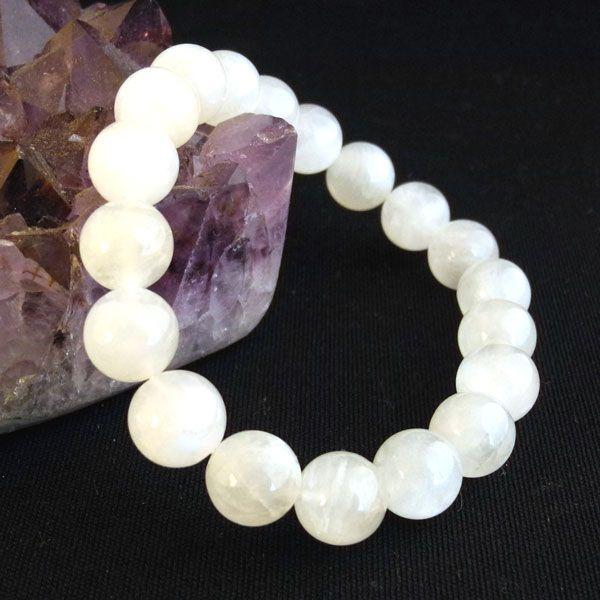 ムーンストーン 天然石ブレスレット パワーストーン 10mm 永遠の愛