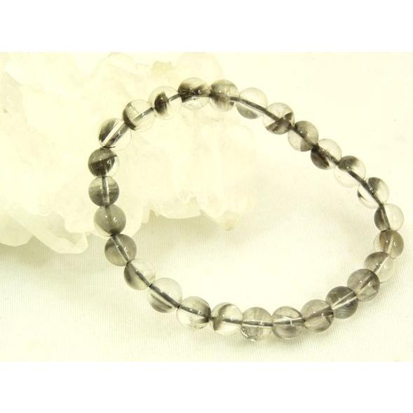 ルチルクォーツ プラチナタイチンルチル 太金針水晶  パワーストーン 天然石ブレスレット 腕輪 7m...