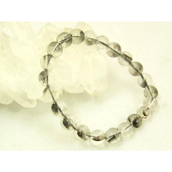 ルチルクォーツ プラチナタイチンルチル 太金針水晶  パワーストーン 天然石ブレスレット 腕輪 8....