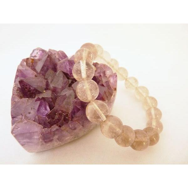 ルチルクォーツ プラチナルチル 白金針水晶  パワーストーン 天然石ブレスレット 腕輪 11mm玉