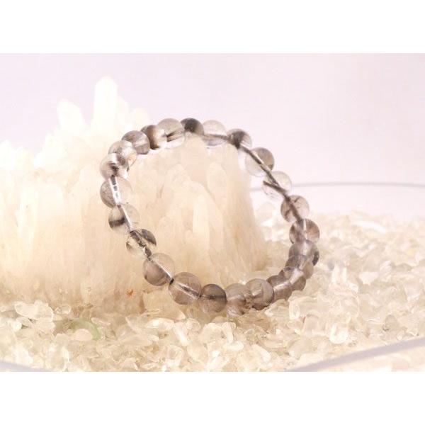 ルチルクォーツ プラチナタイチンルチル 太金針水晶  パワーストーン 天然石ブレスレット 腕輪 7m...