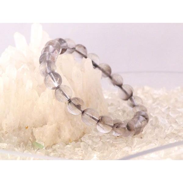 ルチルクォーツ プラチナタイチンルチル 太金針水晶  パワーストーン 天然石ブレスレット 腕輪 9m...