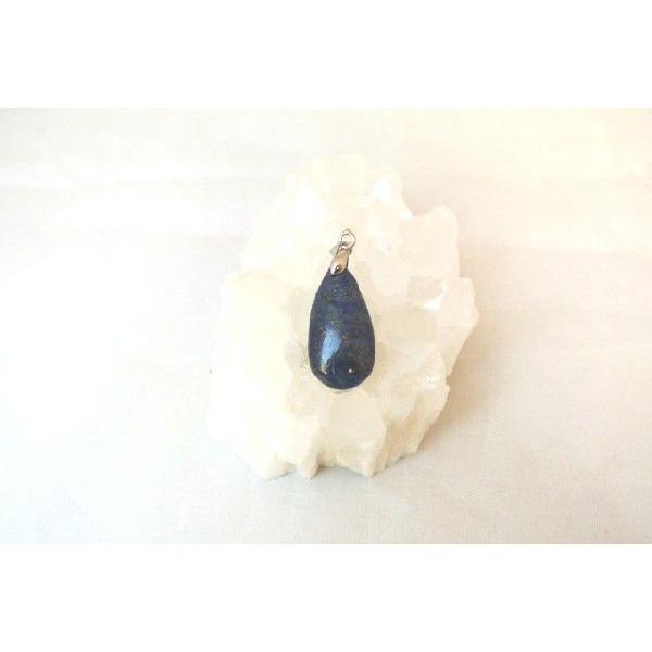 ラピスラズリ ペンダントトップ 天然石パーツ 雫型