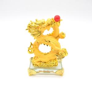 金龍 8の字型 古銭 重ね8 招財進宝 末広がり 樹脂製置物 台座付き 28cm 辰 龍の置物 8の字龍 金色 樹脂製 39cm 8型 竜 古銭 招財進宝