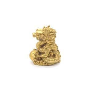 三清道祖 道徳天尊 神元始天尊 霊宝天尊 銅製置物 三柱セット 16cm