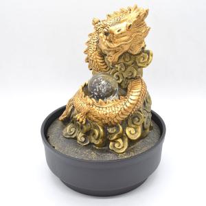 龍の置物 昇龍 噴水置物 樹脂製 風水インテリ...の詳細画像1