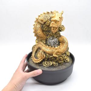龍の置物 昇龍 噴水置物 樹脂製 風水インテリ...の詳細画像5