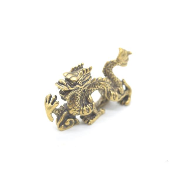 辰 龍の置物 ミニ 銅製 5cm 四神 竜