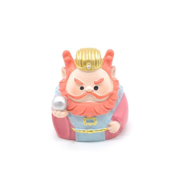 龍王 置物 マスコット人形 樹脂製 6cm フルカラー彩色