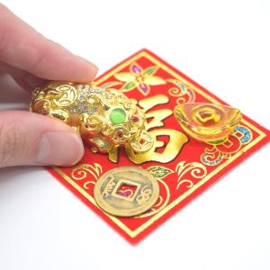 【メール便OK】 貔貅 置物 風水セット 古銭...の詳細画像2