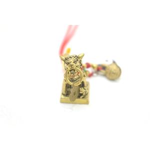 【メール便OK】 獅子 シシ ストラップ 銅製...の詳細画像4