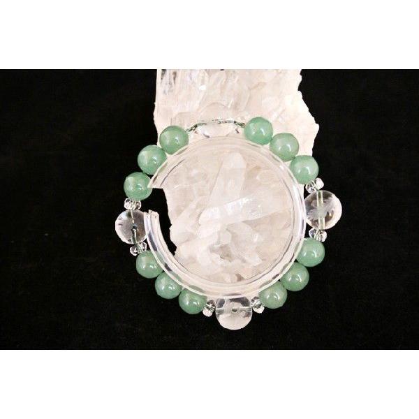 四神 水晶 アベンチュリン ブレスレット 12〜10mm