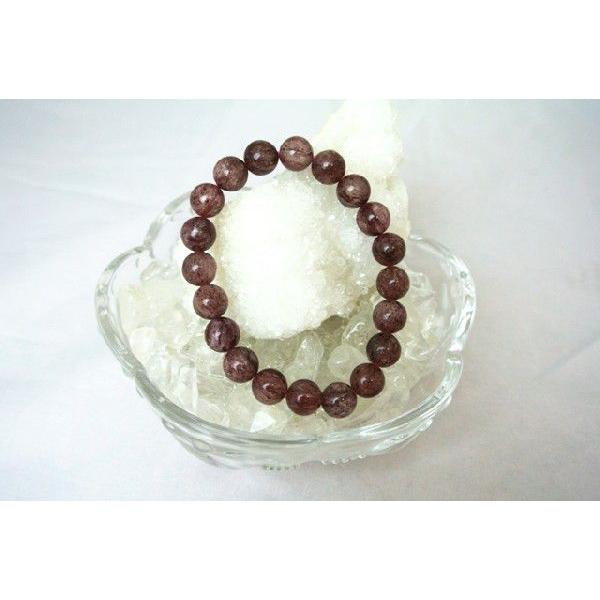 ストロベリークォーツ 天然石ブレスレット 10mm