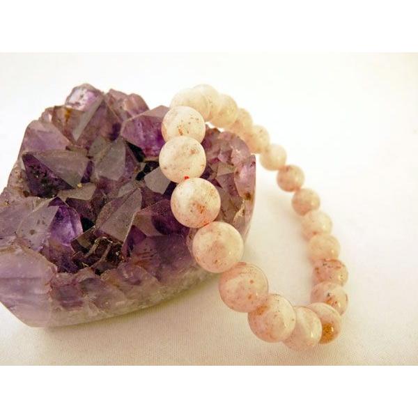 ストロベリークォーツ 天然石ブレスレット パワーストーン ストロベリークォーツ 天然石ブレスレット ...