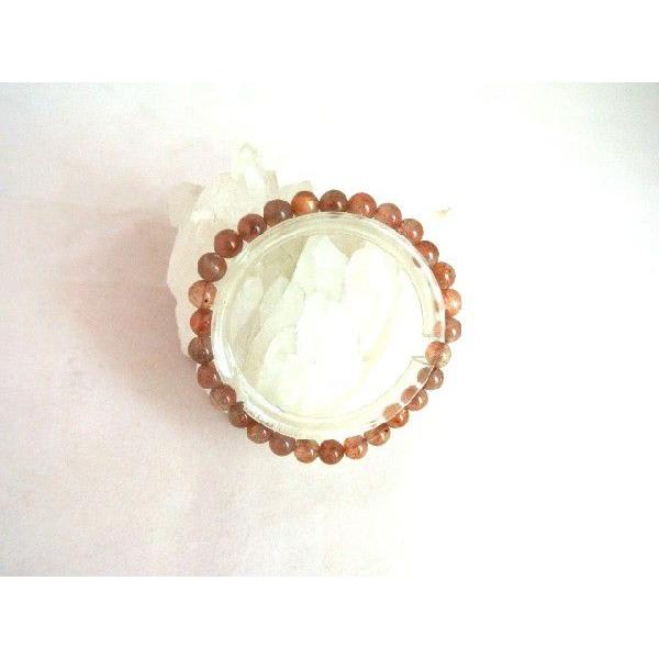 サンストーン 日長石 パワーストーン 天然石ブレスレット 6mm玉