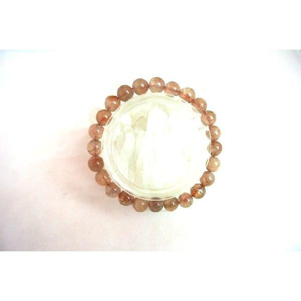 サンストーン 日長石 パワーストーン 天然石ブレスレット 8mm玉