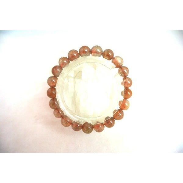 サンストーン 日長石 パワーストーン 天然石ブレスレット 9mm玉