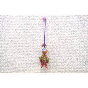 【メール便OK】 唐辛子 とうがらしストラップ ふくろう 茶色