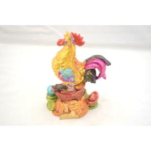 カラフル 鶏・とり 元宝・古銭 金運 小