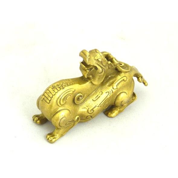 ヤアズ 魔除け 浄化 龍の七番目の子 開運風水アイテム 銅製置物 中