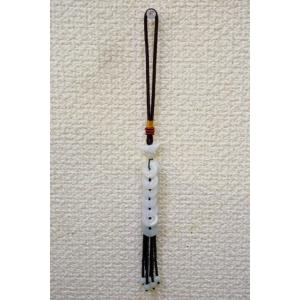 翡翠 古銭 七連 二重 根付 吊るし物