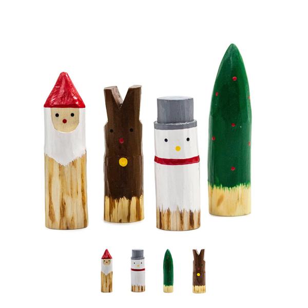 クリスマス小枝シリーズ サンタ/スノーマン/ツリー/トナカイ