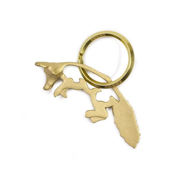 Fox Keyring(真鍮製キツネキーリング)