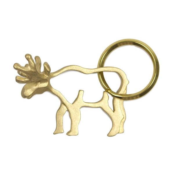 Moose Keyring(真鍮製ヘラジカキーリング)