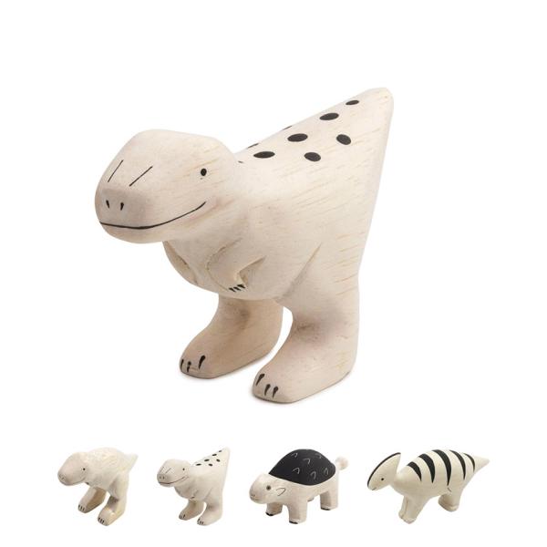 ぽれぽれ恐竜 ティラノサウルス/ヴェロキラプトル/アンキロサウルス/パラサウロロフス