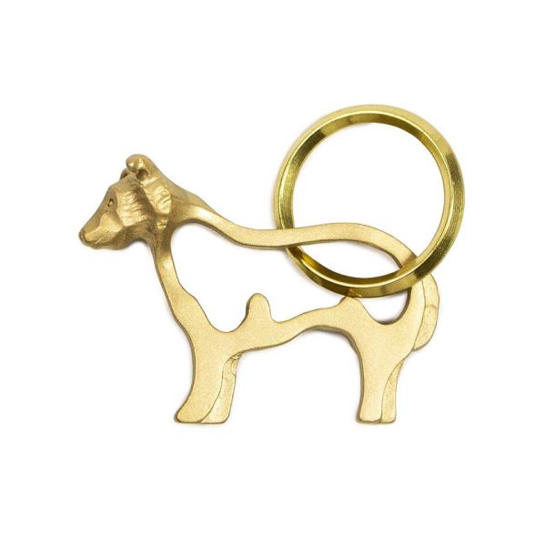 Border collie Keyring(真鍮製ボーダーコリーキーリング)