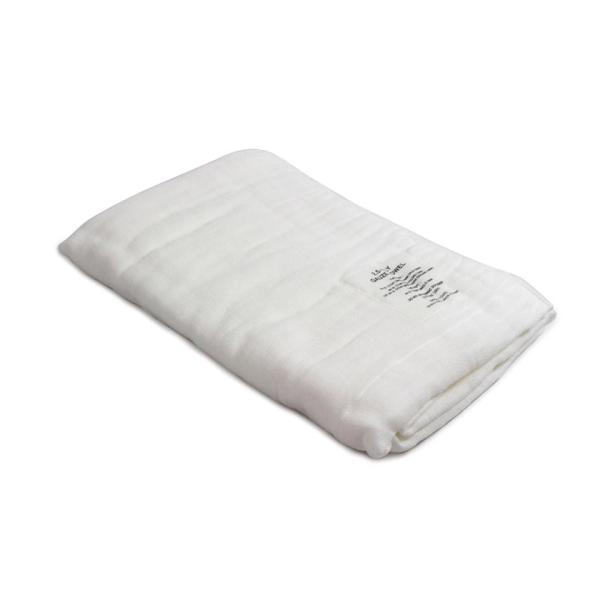 2.5重 ガーゼタオル L ホワイト